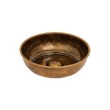 KT HOME Hamam Tası Osmanlı Motifli Metal Banyo Tası Antik