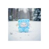 kt kuzey tacı My Melody ve Cinnamoroll Kapüşonlu Peluş Mini Sırt Çantası Sevimli Karakter Figürlü Çanta Vip