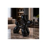kt kuzey tacı Özel Hediyelik Parlak Gümüş Renkli Lüks Tasarım Balon Köpek Heykeli, Modern Sanat Pop-Art Biblo