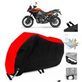 KTM 1090 Adventure Siyah Arka Çanta Uyumsuz Ultra Kalın Su Geçirmez Motor Brandası