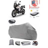Ktm 1290 Super Adventure S Branda Gri Arka Çanta Uyumlu(Topcase) Motosiket Brandası Motor Örtüsü Çadır Su Geçirmez Motosiklet Kılıfı Motor Brandası,lastikli,taşıma Torbalı