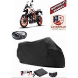 Ktm 1290 Super Duke Gt Branda Siyah Arka Çanta Uyumlu(Topcase) Motosiket Brandası Motor Örtüsü Çadır Su Geçirmez Motosiklet Kılıfı Motor Brandası,lastikli,taşıma Torbalı