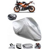 Ktm 390 Rc Arka Çanta Uyumlu Motosiklet Brandası Lüx Kalite Kalın Yüksek Kalite - Gri