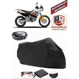 Ktm 640 Adventure Branda Siyah Arka Çanta Uyumlu(Topcase) Motosiket Brandası Motor Örtüsü Çadır Su Geçirmez Motosiklet Kılıfı Motor Brandası,lastikli,taşıma Torbalı