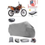 Ktm 640 Lc4 Branda Gri Arka Çanta Uyumlu(Topcase) Motosiket Brandası Motor Örtüsü Çadır Su Geçirmez Motosiklet Kılıfı Motor Brandası,lastikli,taşıma Torbalı