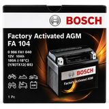 Ktm 690 Duke Akü Bosch FA104 Agm Motosiklet Aküsü 12V 10AH 180A Bakımsız Factory Activated YTX12-BS