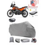 Ktm 890 Adventure Branda Gri Arka Çanta Uyumlu(Topcase) Motosiket Brandası Motor Örtüsü Çadır Su Geçirmez Motosiklet Kılıfı Motor Brandası,lastikli,taşıma Torbalı
