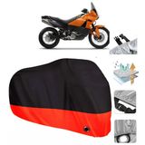 KTM 990 Adventure Siyah Arka Çanta Uyumsuz Ultra Kalın Su Geçirmez Motor Brandası