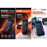 Ktools BOOSTMULTI 30.000 Mah Powerbank - Siyah
