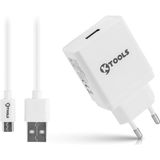 Ktools Life Quickcharge 3.0 18W Seyahat Şarjı ve Micro USB Kablo 1 mt