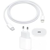 Ktr Tech Iphone Tüm Uyumlu Hızlı Şarj Aleti Adaptör Kablo Plus 6 7 8 x 11 12 13 14 Pro Max - Beyaz