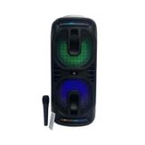 KTS-1819 Siyah Bluetooth Hoparlör | Rgb Led, Dahili Mikrofon, Kumandalı Speaker