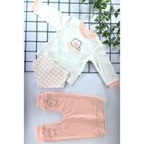 Kts Baby Very Cute Bebek Takımı - 6 Ay - Somon