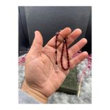 Kttesbihaksesuar 4x7 mm BİLEK BOY BORDO KATALİN TESBİH