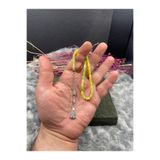 Kttesbihaksesuar 4x7 mm BİLEK BOY SARI YEŞİL RENK KAPSÜL KATALİN KEHRİBAR TESBİH KAPLAMA PÜSKÜLLÜ