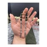 Kttesbihaksesuar GÜMÜŞ KAPLAMA PÜSKÜLLÜ AKRİLİK ZAZA TESBİH