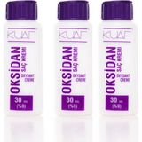 Kuaf 60 ml Oksidan Saç Kremi 30 Volüm %9 Renk 007 Uzun Süre Kalıcı Etki 3 Adet