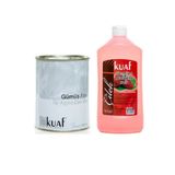 Kuaf Konserve Sir Ağda Gümüş 800 Gr + Sir Ağda Temizleme Yağı 750 Ml Çilek