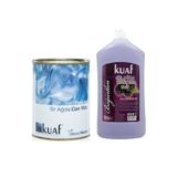 Kuaf Konserve Sir Ağda Pudra 800 Gr + Sir Ağda Temizleme Yağı 750 Ml Böğürtlen