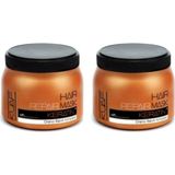 Kuaf Profesyonel Keratin Saç Maskesi 500 ml x 2 Adet Yoğun Onarıcı ve Besleyici