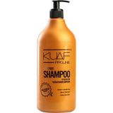 Kuaf Tuzsuz Keratinli Besleyici Şampuan - Tüm Saç Tipleri için Aloe Vera Özlü, 1 Litre, Paraben İçermez