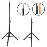 Kuaför Eğitim Mankeni İçin Metal Tripod - Siyah + Taşıma Çantası Trıpod-Sıyah