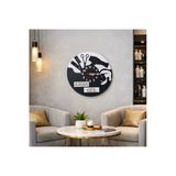 Kuaför Salonları İçin Tasarlanmış Duvar Saati 50 Cm Kişiye Özel No62