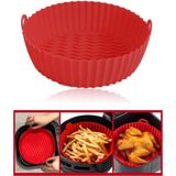 Kuantum Bym Silicolife Airfryer Silikon Pişirme Kabı – Tüm Hava Fritözleriyle Uyumlu - Kırmızı - Renk