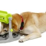 KUARA Yavaş Besleme Kabı ve Oyuncağı - Köpek Besleme Oyuncağı, Yavru Gelişimi İçin Yapboz Oyuncakları, Köpek Mama Kabı, Yeşil/Gri Interaktif Oyuncak
