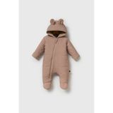 Kuark Baby Bebek Kışlık Su İticili Astronot Tulum, Dolgulu, Polar Astarlı Kendinden Eldivenli 0-9 Ay