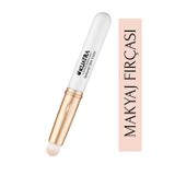 KUATRA Çok Amaçlı Makyaj Fırçası, Yumuşak Sentetik Kıllı, Kapaklı ve Kompakt Tasarım, Göz Farı Ruj Allık Highlighter ve Concealer Fırçası
