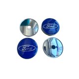 KÜB-AY TİCARET Unıversal uyumlu-Ford Focus-Fiesta-Mondeo-Kuga-Cmax-Puma Uyumlu (60mm Dış Ölçü) Jant Göbeği Seti