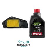 Kuba Brillant 50 Motul Yağ Ve Hava Filtre Bakım Seti Bs0003