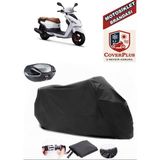 Kuba Cargo Branda Siyah Arka Çanta Uyumlu(Topcase) Motosiket Brandası Motor Örtüsü Çadır Su Geçirmez Motosiklet Kılıfı Motor Brandası,lastikli,taşıma Torbalı
