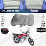 Kuba Cg 100 Motosiklet Brandası Çanta Topcase Uyumlu Motor Branda