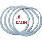 Kuba Cg Çıta Lastik Yanağı Ön Kalın 18 Arka 18 Beyaz Takım