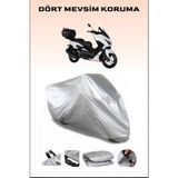 Kuba Chia 125 Uyumlu Motorsiklet Branda, Motor Örtüsü - Gri, Arka Çanta ve Kilit Uyumsuz