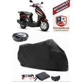 Kuba Golf 100 Branda Siyah Arka Çanta Uyumlu(Topcase) Motosiket Brandası Motor Örtüsü Çadır Su Geçirmez Motosiklet Kılıfı Motor Brandası,lastikli,taşıma Torbalı