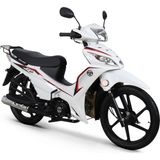 KUBA Kuba Ege 50 cc Beyaz Motorsiklet 4 Zamanlı Tek Silindir Yarı Otomatik
