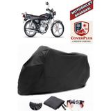 Kuba Leopar 100 Branda Siyah Motosiket Brandası Motor Örtüsü Çadır Su Geçirmez Motosiklet Kılıfı Motor Brandası,lastikli,taşıma Torbalı - Arka Çanta UYUMSUZ