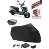 Kuba Space 50 Branda Siyah Arka Çanta Uyumlu(Topcase) Motosiket Brandası Motor Örtüsü Çadır Su Geçirmez Motosiklet Kılıfı Motor Brandası,lastikli,taşıma Torbalı