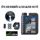 Kuba Space 50 Pro Yarım Ön Varyatör Yağlı Bakım Seti Liqui Moly Street 10W40 M2210