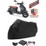 Kuba Valentino 50 Branda Siyah Motosiket Brandası Motor Örtüsü Çadır Su Geçirmez Motosiklet Kılıfı Motor Brandası,lastikli,taşıma Torbalı - Arka Çanta UYUMSUZ