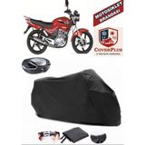 Kuba Xr 125 Branda Siyah Arka Çanta Uyumlu(Topcase) Motosiket Brandası Motor Örtüsü Çadır Su Geçirmez Motosiklet Kılıfı Motor Brandası,lastikli,taşıma Torbalı