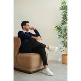 Kuback AKB-X516 Beyaz Cilt Günlük Erkek Ayakkabı KB-X516-BEYAZ-CİLT
