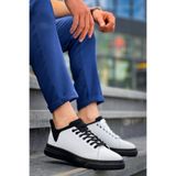 Kuback Bay AyakkabıKB-X204 Beyaz Siyah Keten Siyah Yüksek Taban Günlük Erkek Spor Ayakkabı TYC955F8E083A44D668D91700