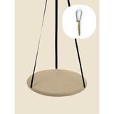 Kubbe Ring Salıncak (Büyük Boy) Ev ve Bahçe Salıncağı - Krem