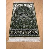 Kubbetü’r-Ravza - Medine Üretimi Desenli Seccade – 8 mm - Yeşil - 70 x 110 cm