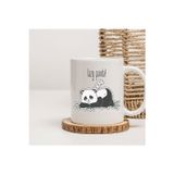 Kubdekor Lazy Panda Yazılı Baskılı Kupa Bardak
