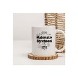 Kubdekor Matematik Öğretmeni Yazılı Kupa Öğretmenler Günü Hediye Kupa Bardak
